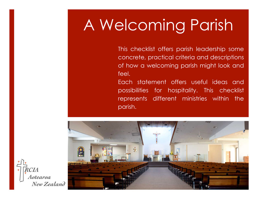 A Welcoming Parish pamphlet cvr
