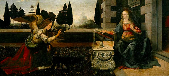Annunciation da Vinci