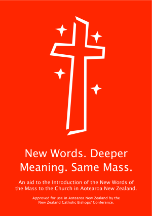 Red Missalette Cover New Words. Deeper Meaning. Same Mass.